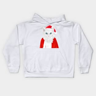 Santa Cat Kids Hoodie